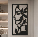 Quadro em Metal - Perfil Feminino