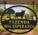 Placa Personalizável - Touro